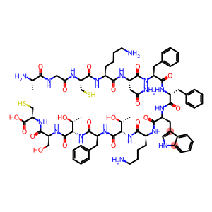 Somatostatin (sheep), 7-D-phenylalanine- (9CI)