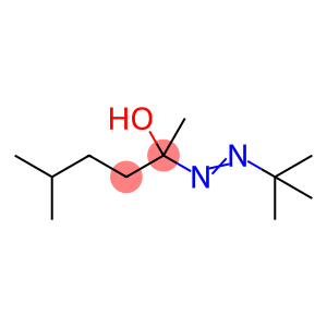 2-Hexanol, 2-((1,1-dimethylethyl)azo)-5-methyl-