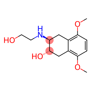 5,8-dimethoxy-2-(2-hydroxyethyl)amino-3-hydroxy-1,2,3,4-tetrahydronaphthalene