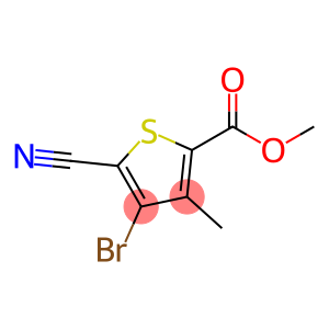 2-Thiophenecarboxylic acid, 4-bromo-5-cyano-3-methyl-, methy...