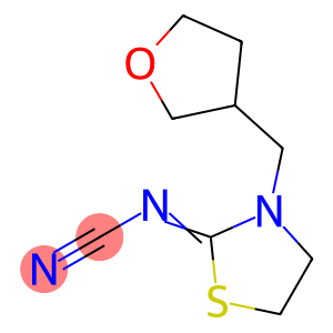 Cyanamide, [3-[(tetrahydro-3-furanyl)methyl]-2-thiazolidinylidene]- (9CI)