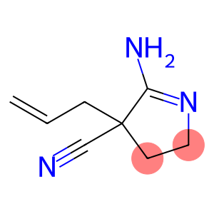2H-Pyrrole-4-carbonitrile,5-amino-3,4-dihydro-4-(2-propenyl)-(9CI)