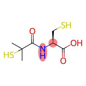 N-(2-巯基-2-甲基-1-氧代丙基)-L-半胱氨酸