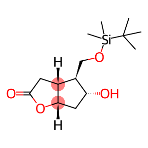 (3Ar,4S,5R,6as)-4-(tert-butyldimethylsilyloxy)methyl-5-hydroxy-hexahydro-2H-cyclopenta(B)furan-2-one