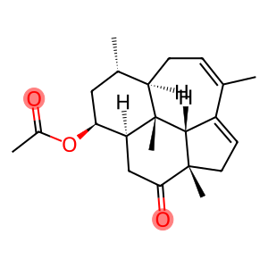 5β-Acetoxy-2,2a,4aα,5,6,7,7aα,8,10bβ,10c-decahydro-2aβ,7α,10,10cβ-tetramethylnaphtho[2,1,8-cde]azulene-3(4H)-one