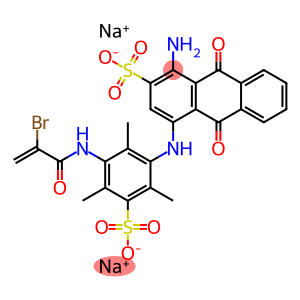 disodium 1-amino-4-[[3-[(2-bromo-1-oxoallyl)amino]-2,4,6-trimethyl-5-sulphonatophenyl]amino]-9,10-dihydro-9,10-dioxoanthracene-2-sulphonate