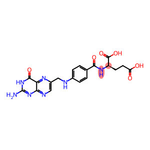 (4-(((2-amino-4-oxo-1,4-dihydropteridin-6-yl)methyl)amino)benzoyl)-D-glutamic acid