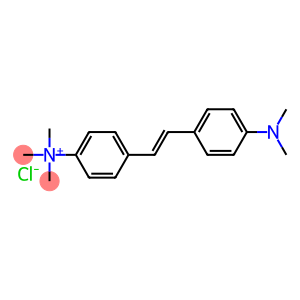 [4-[(E)-2-(4-dimethylaminophenyl)ethenyl]phenyl]-trimethyl-azanium chl oride