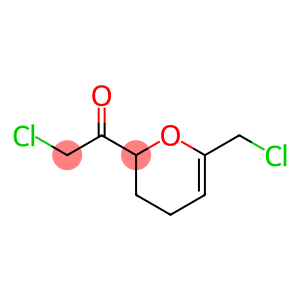 Ethanone, 2-chloro-1-[6-(chloromethyl)-3,4-dihydro-2H-pyran-2-yl]- (9CI)
