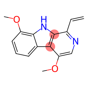 1-ethenyl-4,8-dimethoxy-9H-pyrido[3,4-b]indole