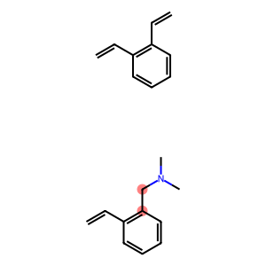 二乙烯基苯-苯基乙烯基-N,N-二甲基苯基甲胺的共聚物