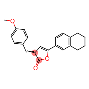 3-(4-Methoxybenzylidene)-5-(5,6,7,8-tetrahydronaphthalen-2-yl)furan-2(3H)-one
