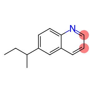 Quinoline, 6-(1-methylpropyl)-
