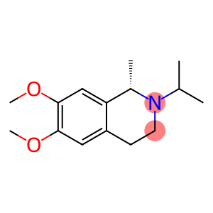 Isoquinoline, 1,2,3,4-tetrahydro-6,7-dimethoxy-1-methyl-2-(1-methylethyl)-, (S)- (9CI)