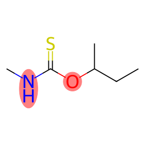 Carbamothioic acid, methyl-, o-(1-methylpropyl) ester