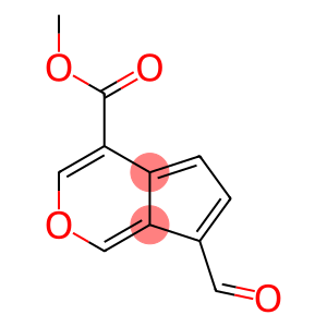 Cyclopenta[c]pyran-4-carboxylic acid, 7-formyl-, methyl ester