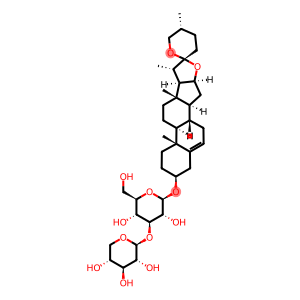 薯蓣皂苷元-3-O-Β-D-木糖-(1→3) -Β-D-葡萄糖苷