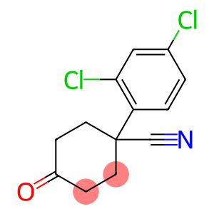 Cyclohexanecarbonitrile, 1-(2,4-dichlorophenyl)-4-oxo-