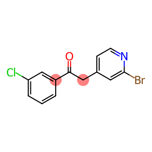 Ethanone, 2-(2-bromo-4-pyridinyl)-1-(3-chlorophenyl)-