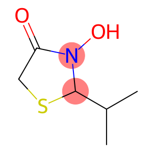 4-Thiazolidinone, 3-hydroxy-2-(1-methylethyl)-