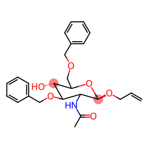 Allyl 2-(Acetylamino)-2-deoxy-3,6-bis-O-benzyl-2-D-glucopyranoside