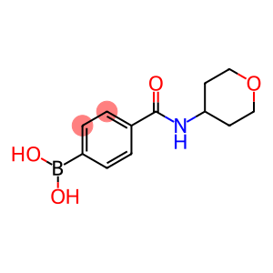 Boronic acid, [4-[[(tetrahydro-2H-pyran-4-yl)amino]carbonyl]phenyl]- (9CI)