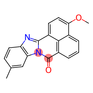 7H-Benzimidazo[2,1-a]benz[de]isoquinolin-7-one, 3-methoxy-10-methyl-