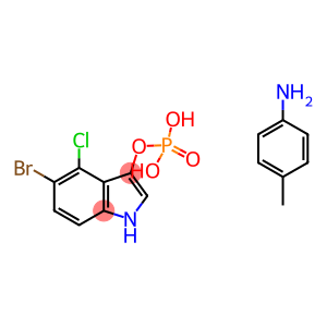 5-Bromo-4-Chloro-3-Indolyl Phosphate, Compounded With 4-Methylbenzenamine