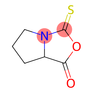 1H,3H-Pyrrolo[1,2-c]oxazol-1-one,tetrahydro-3-thioxo-(9CI)