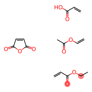 2-Propenoic acid, polymer with ethenyl acetate, ethyl 2-propenoate and 2,5-furandione
