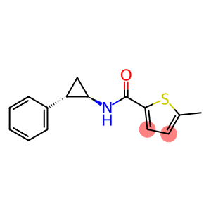 2-Thiophenecarboxamide,5-methyl-N-[(1R,2S)-2-phenylcyclopropyl]-,rel-
