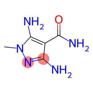 1H-Pyrazole-4-carboxamide,  3,5-diamino-1-methyl-