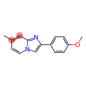 Imidazo[1,2-a]pyridine, 2-(4-methoxyphenyl)-7-methyl-