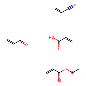 2-Propenoic acid, polymer with ethyl 2-propenoate, 2-propenal and 2-propenenitrile
