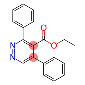 4-Pyridazinecarboxylic acid, 3,5-diphenyl-, ethyl ester