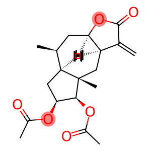 (3aR,7aα,9aα)-Dodecahydro-5β,6β-diacetoxy-4aβ,8β-dimethyl-3-methyleneazuleno[6,5-b]furan-2-one