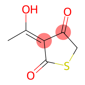 2,4(3H,5H)-Thiophenedione, 3-(1-hydroxyethylidene)-, (E)- (9CI)