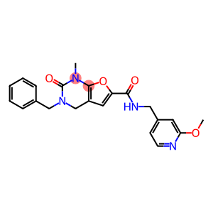 Furo[2,3-d]pyrimidine-6-carboxamide,  1,2,3,4-tetrahydro-N-[(2-methoxy-4-pyridinyl)methyl]-1-methyl-2-oxo-3-(phenylmethyl)-