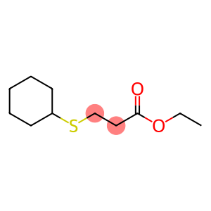 Propanoic acid, 3-(cyclohexylthio)-, ethyl ester