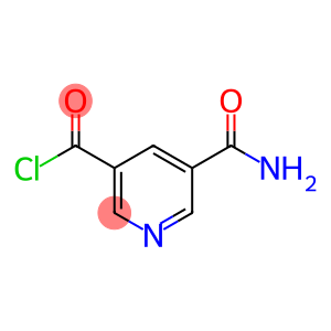 3-Pyridinecarbonyl chloride, 5-(aminocarbonyl)- (9CI)