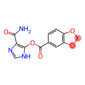 5-carbamoyl-1H-imidazol-4-yl-piperonylate