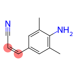 (2Z)-3-(4-氨基-3,5-二甲基苯基)-2-丙烯腈