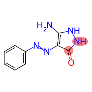 5-amino-2H-pyrazole-3,4-dione 4-phenylhydrazone