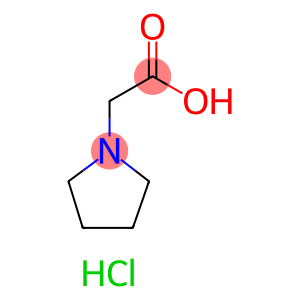 1-Pyrrolidineacetic acid(HCl)