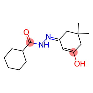 N'-(3-hydroxy-5,5-dimethyl-2-cyclohexen-1-ylidene)cyclohexanecarbohydrazide