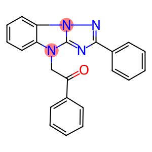 1-PHENYL-2-(2-PHENYL-4H-[1,2,4]TRIAZOLO[1,5-A]BENZIMIDAZOL-4-YL)ETHANONE