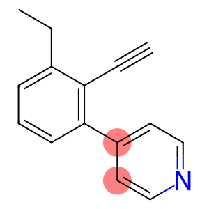 Pyridine, 4-(3-ethyl-2-ethynylphenyl)- (9CI)