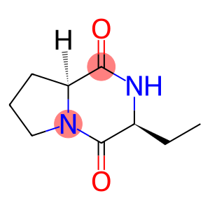 Pyrrolo[1,2-a]pyrazine-1,4-dione, 3-ethylhexahydro-, (3S-trans)- (9CI)