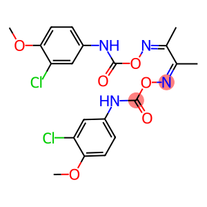 N~1~,N~8~-bis(3-chloro-4-methoxyphenyl)-4,5-dimethyl-2,7-dioxa-3,6-diazaocta-3,5-diene-1,8-diamide