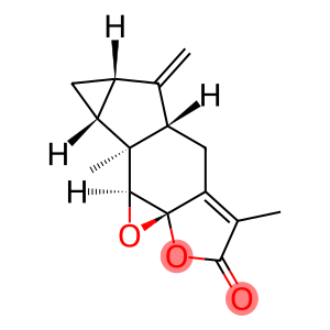 (5aS,1aS)-5,5aα,6,6aα,7,7aα,7b,7cβ-Octahydro-4,7bβ-dimethyl-6-methylene-3H-cycloprop[2,3]oxireno[4,5]indeno[5,6-b]furan-3-one
